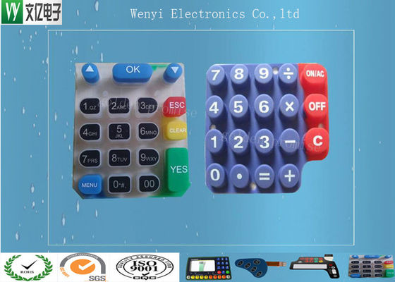 Силиконовые резиновые клавиатуры для шелковой печати