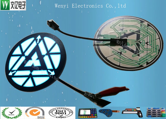 Мембранный переключатель FPC с подсветкой панели EL