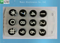 Проводная таблетка углерода напечатала ключи кнопочной панели 12 силиконовой резины 45 градусов
